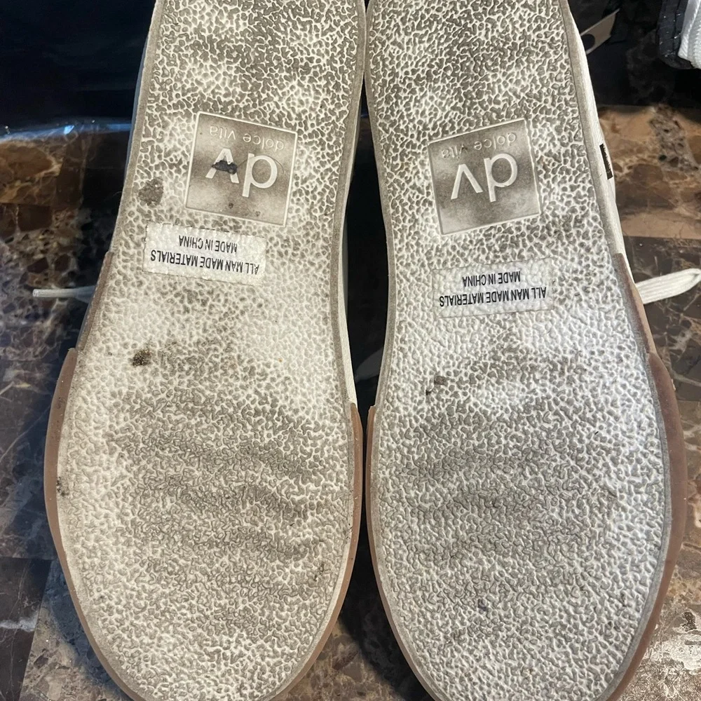 Dolce Vita Cream and Tan Sneakers - Picture 9 of 9